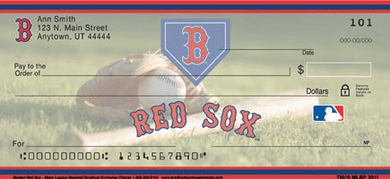 Buy Boston Red Sox Baseball Personal Checks 