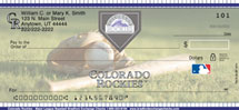 "Colorado Rockies" Personal Check Designs