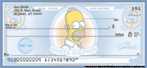 "The Simpsons" Personal Check Designs