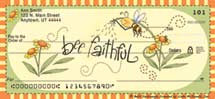"Just Bee" Personal Check Designs