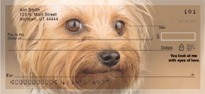 Faithful Friends - Yorkie Personal Check Designs