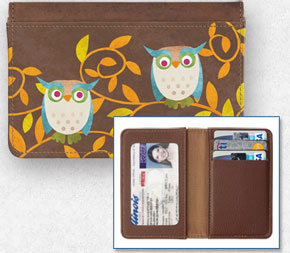 Challis & Roos Awesome Owls Debit Card Holder