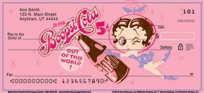Betty Boop Personal Check Designs
