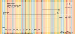 Striped Personal Checks