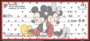 Mickey Loves Minnie Mouse Checks