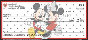 Mickey Loves Minnie Personal Mickey Mouse Check Designs