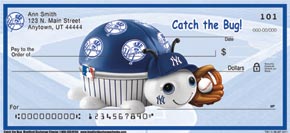 NY Yankees Personal Checks - Catch the Bug!